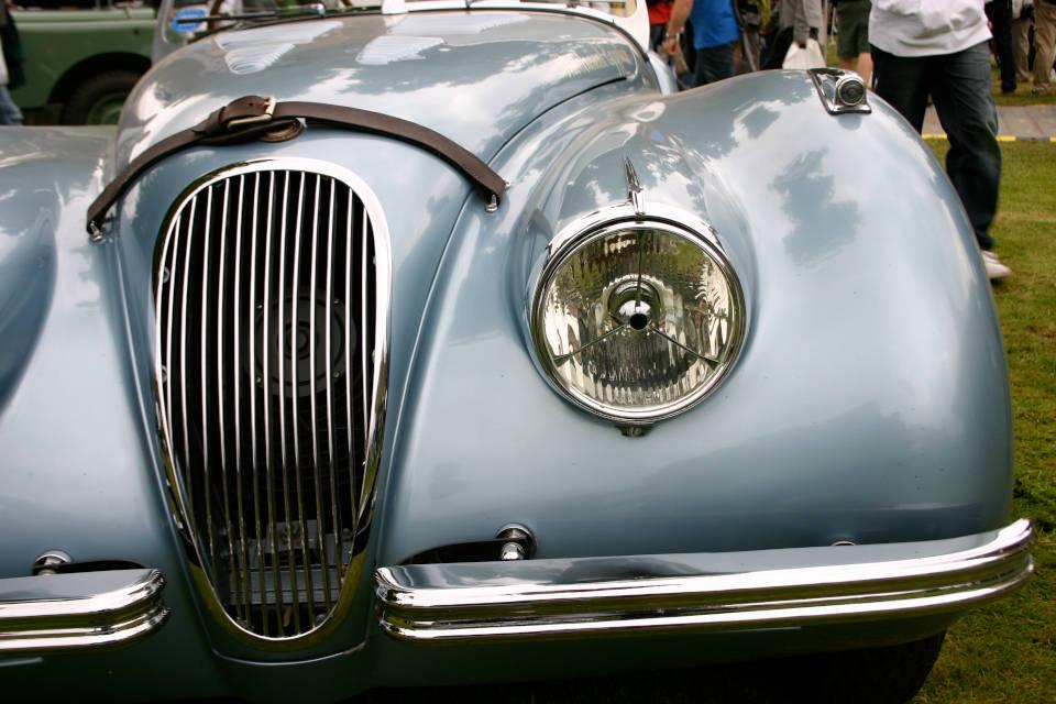 Click here to view this image of Classic Car Valeting in full screen with accompanying information. Short version: <ul><li>Long experience with classic finishes</li><li>Specialist care for interiors with leather and wood</li><li>Hand applied real wax finish available</li><li>Steam cleaning of conventional carpets</li><li>Hand finishing of exterior and interior chrome</li></ul> Photograph of Classic Car Valeting